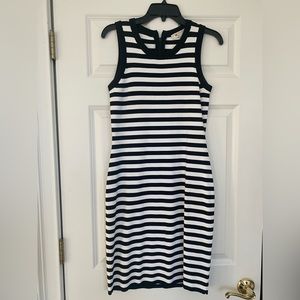 Michael Kors Striped Sleeveless Knit Dress